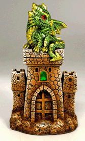 Dragon On LED Castle